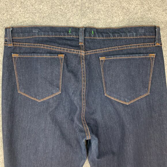 J Brand Bootcut Jeans Womens 32 Dark Denim Mid Rise 5 Pocket Stretch Zip Fly - Picture 8 of 13